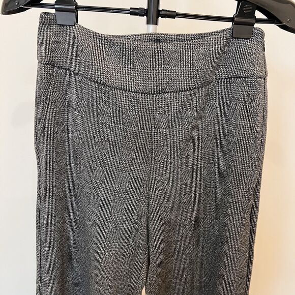 CABI Women’s 3740 Bond Trouser Pant Sz 8L Glen Plaid Grey NWT Side Zip Wide Leg - Picture 7 of 14